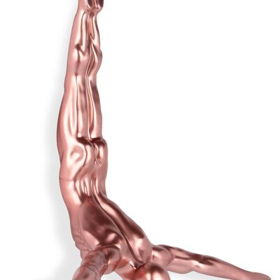 ADM - Large resin sculpture 'Diver' - Copper color - 55 x 55 x 16 cm