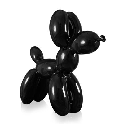 ADM - Escultura de resina 'Perro globo' - Color negro - 46 x 50 x 18 cm