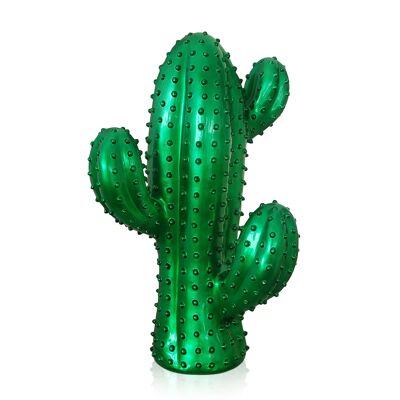 ADM - Harzskulptur 'Medium Cactus' - Grüne Farbe - 54 x 35 x 26 cm