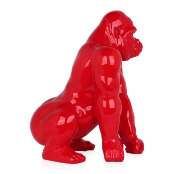 ADM - Grande sculpture en résine 'Orango grande' - Couleur rouge - 55 x 43 x 36 cm 8
