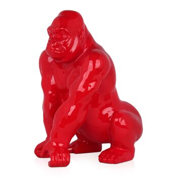 ADM - Grande sculpture en résine 'Orango grande' - Couleur rouge - 55 x 43 x 36 cm 9