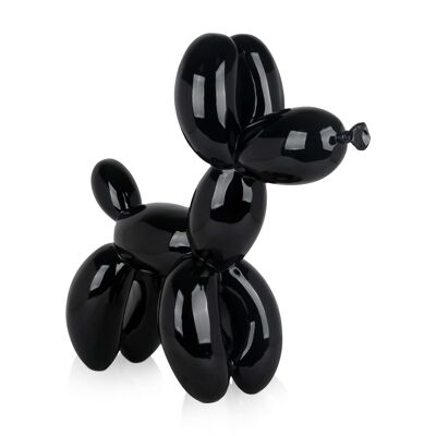 ADM - Gran escultura de resina 'Big balloon dog' - Color negro - 62 x 64 x 23 cm