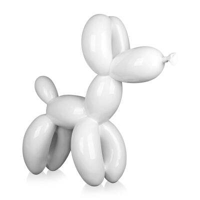 ADM - Gran escultura de resina 'Big balloon dog' - Color blanco - 62 x 64 x 23 cm
