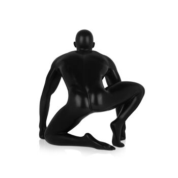 ADM - Sculpture en résine 'Rançon' - Couleur noire - 24 x 23 x 18 cm 9