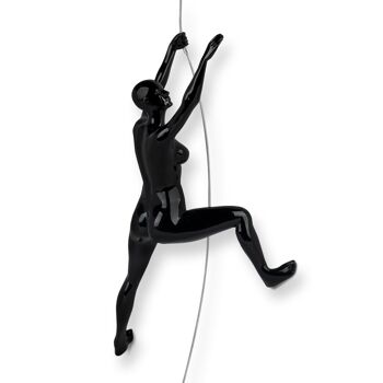 ADM - Sculpture en résine 'Scalatrice 2' - Couleur noire - 31 x 16 x 9 cm 7