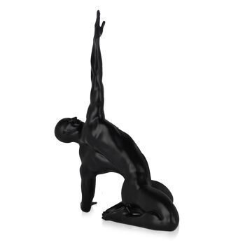 ADM - Grande sculpture en résine 'Grande Invocation' - Couleur noire - 55 x 46 x 27 cm 7