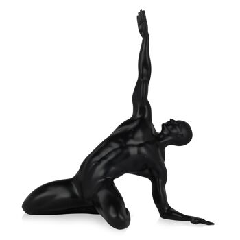 ADM - Grande sculpture en résine 'Grande Invocation' - Couleur noire - 55 x 46 x 27 cm 9