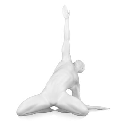 ADM - Grande sculpture en résine 'Grande Invocation' - Couleur blanche - 55 x 46 x 27 cm