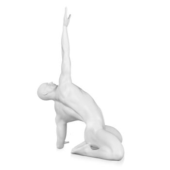 ADM - Grande sculpture en résine 'Grande Invocation' - Couleur blanche - 55 x 46 x 27 cm 2