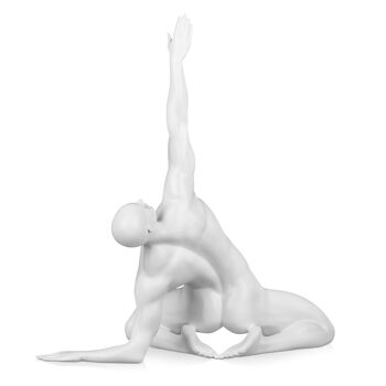 ADM - Grande sculpture en résine 'Grande Invocation' - Couleur blanche - 55 x 46 x 27 cm 3