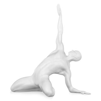 ADM - Grande sculpture en résine 'Grande Invocation' - Couleur blanche - 55 x 46 x 27 cm 4