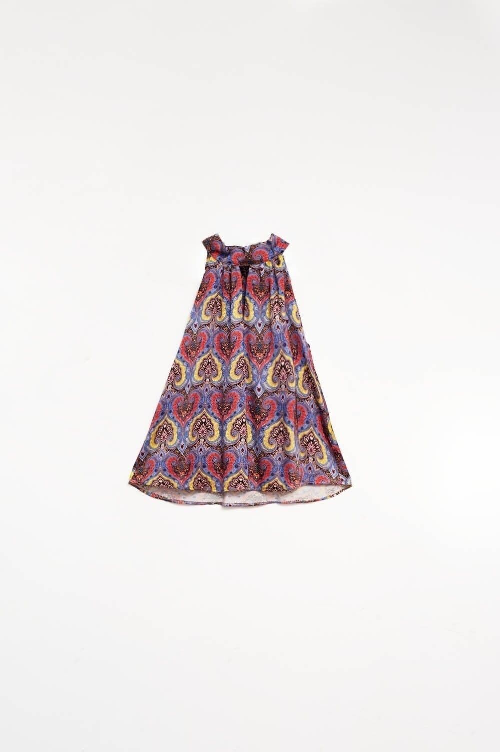 70er Neckholder-Top in Braun