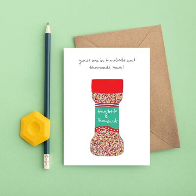 Hundreds and Thousands | Mother's Day Card | Mum Birthday