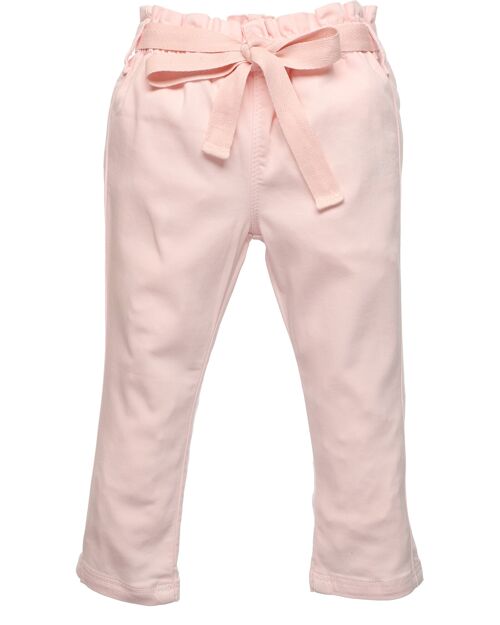 Pantalón de bebé niña en color rosa