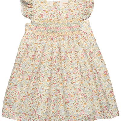 Vestido de niña con estampado de flores