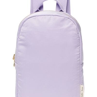 Lilac mini puffy backpack