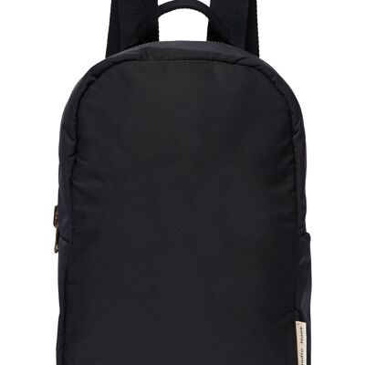 Black puffy mini backpack - No Embroidery
