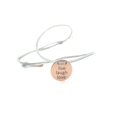 Bracelet Live Laugh Love 925