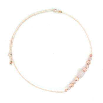 Bracelet quartz rose 2