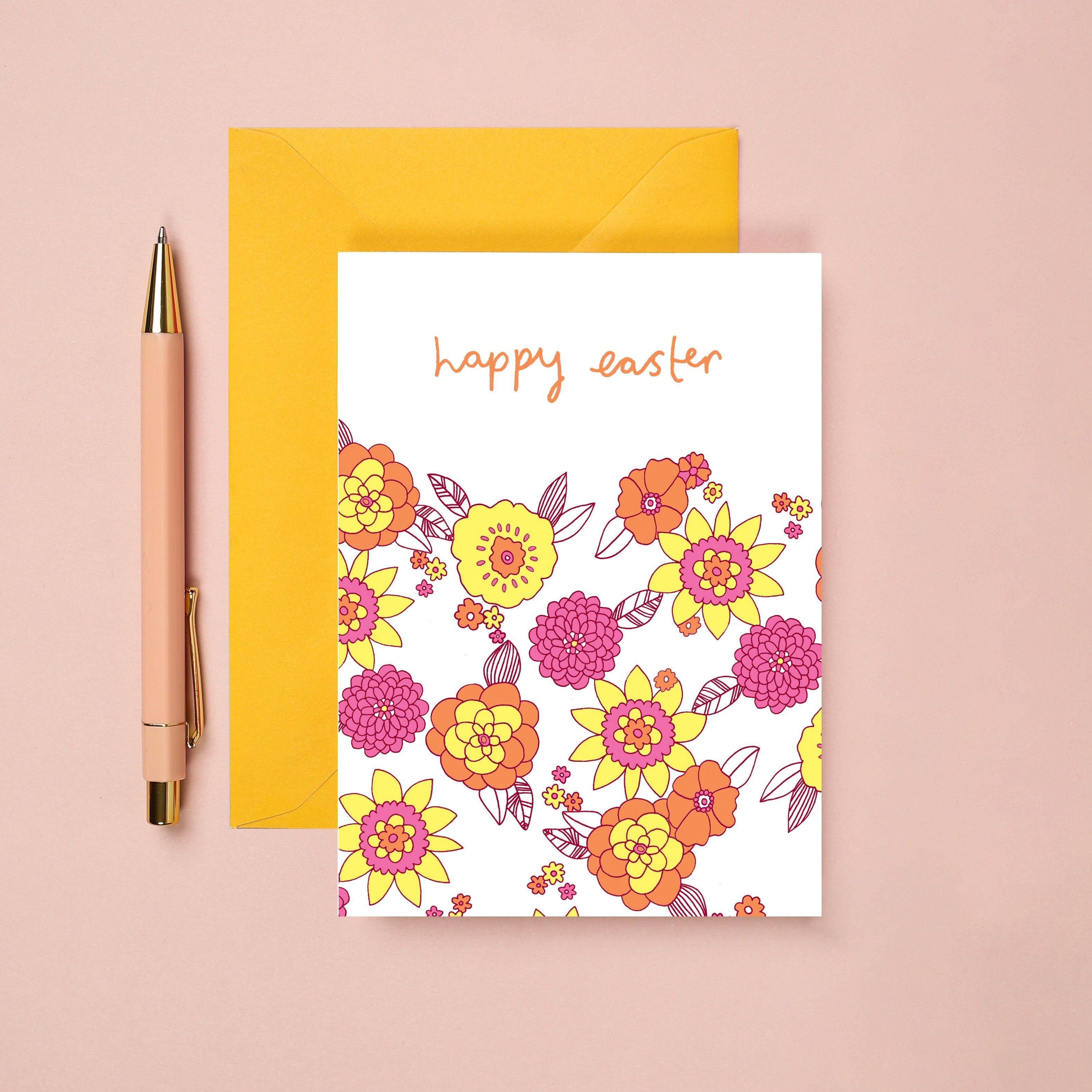 Floral Easter Card