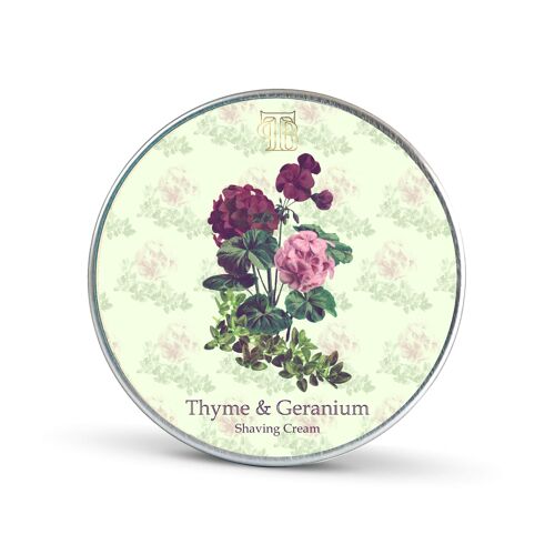 The Personal Barber Thyme & Geranium Shaving Cream