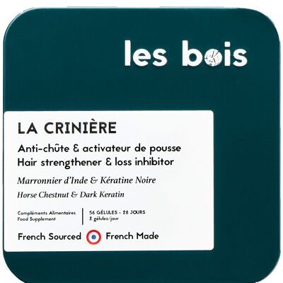 Anti-Chûte, Activateur de Pousse & Teint Hâlé LA CRINIÈRE Marronnier d'Inde & Kératine Noire