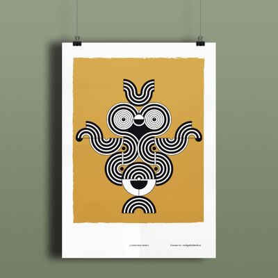 Poster – Outlaw Lines - 21 x 30 cm