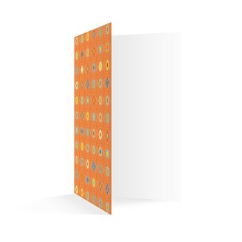 Carte de Voeux - Couleur Carrousel Orange 4
