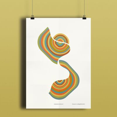 Poster – Organically created - 21 x 30 cm