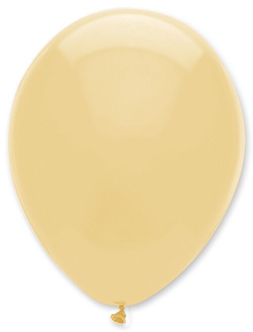 Ivory Plain Solid Colour Latex Balloons