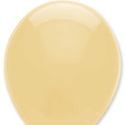 Ivory Plain Solid Colour Latex Balloons