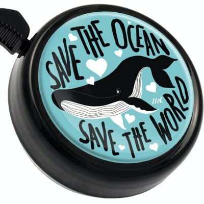 Liix Big Color Bell Save the Ocean Black