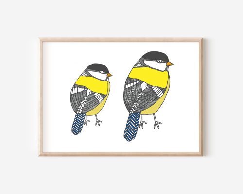 Couple of Tits Print | Wall Art | Wall Deco