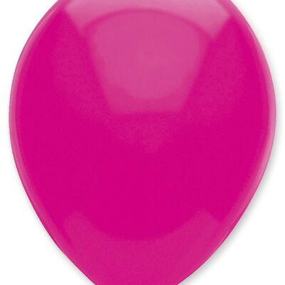 Globos de látex de color sólido liso fucsia