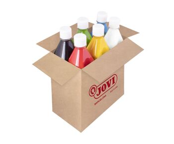 JOVI Gouache liquide - assortiment de bouteilles 500ml - couleurs A 2