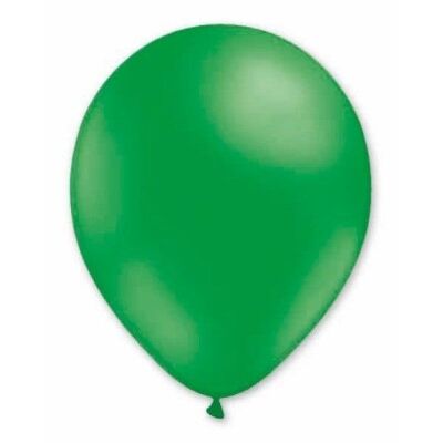 Globos de látex de color sólido liso verde