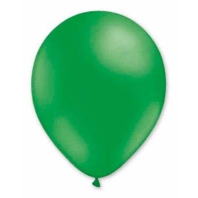 Ballons en latex de couleur unie verte