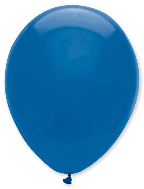 Blue Plain Solid Colour Latex Balloons