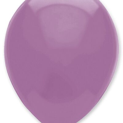 Lilac Plain Solid Colour Latex Balloons