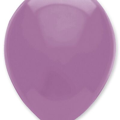Ballons en latex de couleur unie lilas