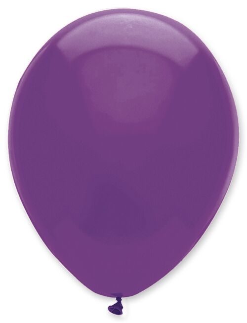 Violet Plain Solid Colour Latex Balloons