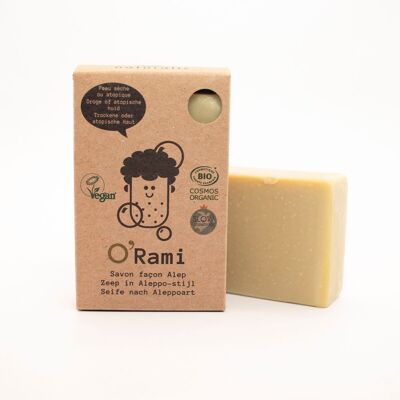 O'Rami, jabón sólido estilo Alepo, para pieles secas y atópicas