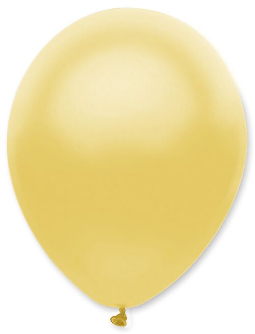 Ivory Pearlescent Solid Colour Latex Balloons