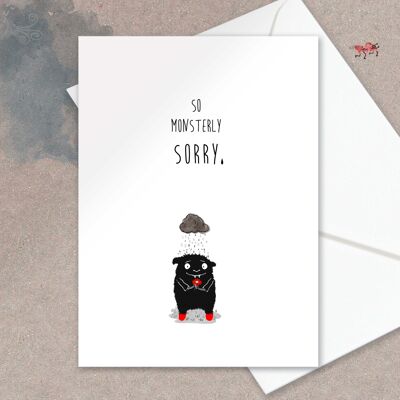 Greeting card, So sorry!