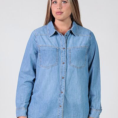 Camicia di jeans - Indaco