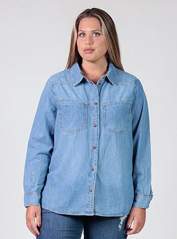 Chemise en jean - Indigo 1