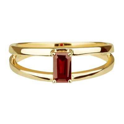 Charming Imaginative - Garnet Gold Ring