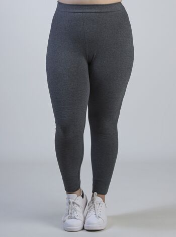 Legging basique - Gris chiné 2