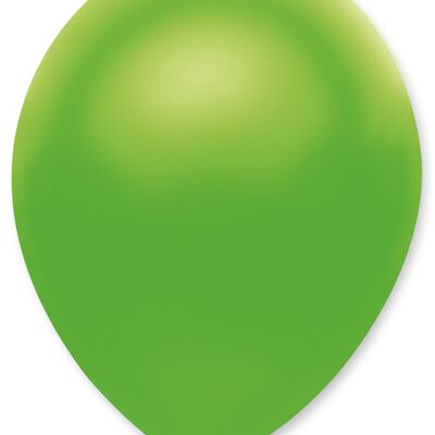 Green Pearlescent Solid Colour Latex Balloons