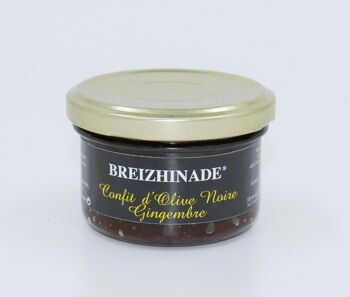 TARTINADE Confit d'olive noire gingembre 1